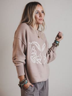 Wild Child Horses Sweater