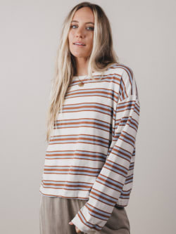 Long Sleeve Striped Top
