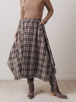 Vintage Core Midi Skirt