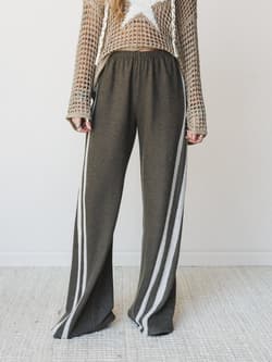 The Nest Racing Stripe Wide Leg Pants