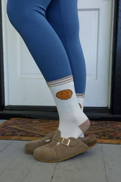 Happy Feet Smiley Face Socks