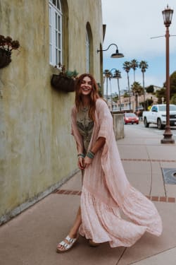 Paisley Tapestry Free Flow Duster Kimono