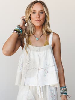 Patchwork Parade Woven Top