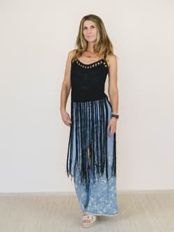 One with Nature Fringe Top