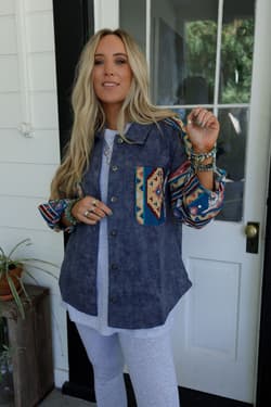 Scout Printed Sleeve Jacket