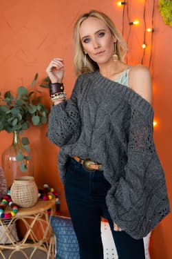 Golden Hour Bubble Sleeve Sweater Dress