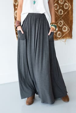 The Perfect Pocketed Maxi Skirt