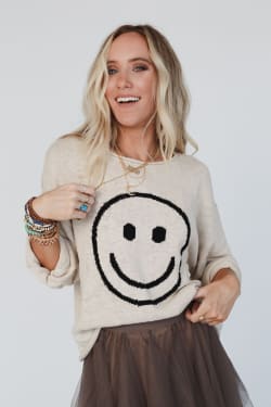 Made You Smile Sweater