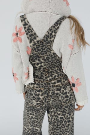 milly-distressed-hem-wide-leg-overall-animal-multi/Brown Leopard