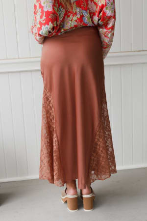satin-starlight-lace-skirt-clay/Red