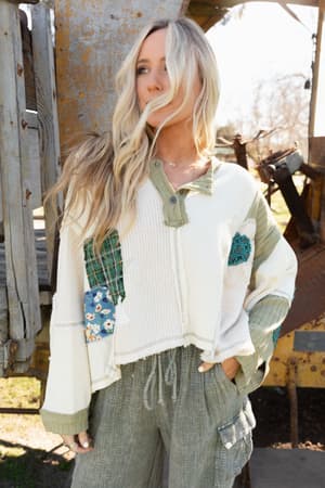 huxley-patchwork-top-cream/Cream