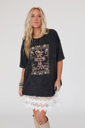 Share The Love Graphic Tee: undefined