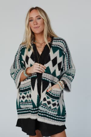 keep-it-up-oversized-cardigan-green/Green