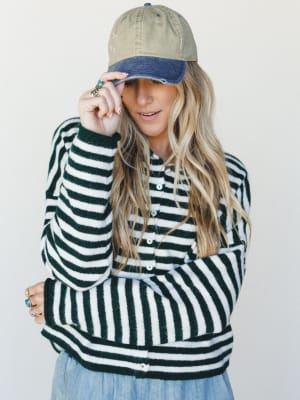 distressed-baseball-cap-dad-hat-two-tone-khaki-blue/Two Tone Khaki Blue