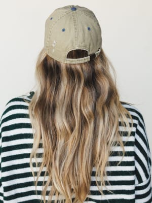 distressed-baseball-cap-dad-hat-two-tone-khaki-blue/Two Tone Khaki Blue