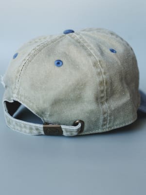 distressed-baseball-cap-dad-hat-two-tone-khaki-blue/Two Tone Khaki Blue