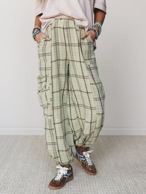 Sunday Plaid Pants: undefined