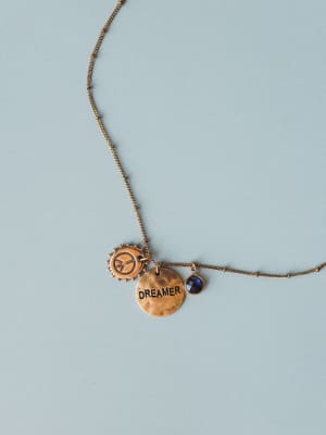 March Dreamer Birthstone Necklace: undefined