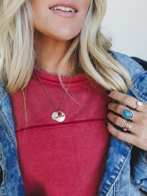 july-dreamer-birthstone-necklace-ruby/July Ruby