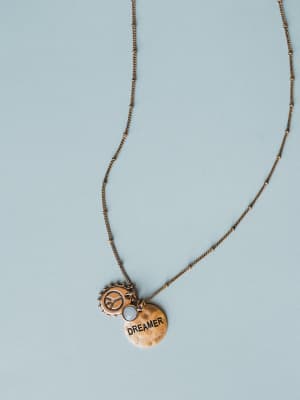 March Dreamer Birthstone Necklace: undefined