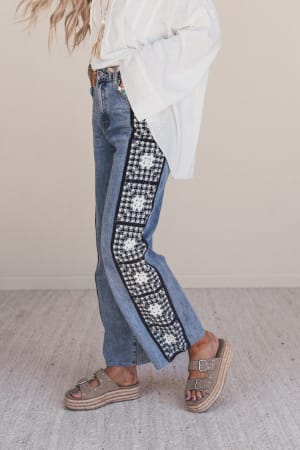 Wildwoven Crochet Jeans: undefined