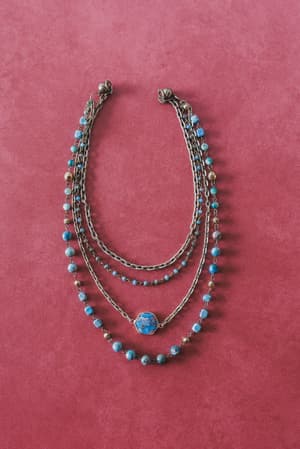 turquoise-cascade-necklace-turquoise/Blue