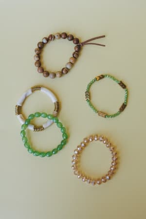 romilly-bracelet-set-green-multi/Green