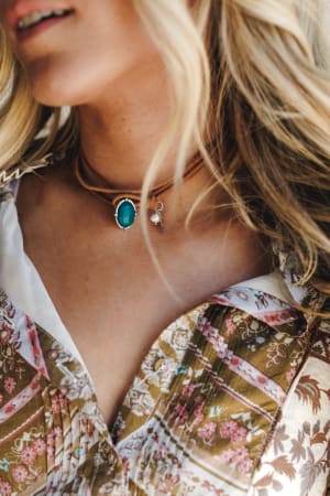 Wish Out Loud Choker Necklace: undefined