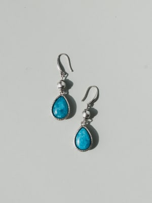 Ibiza Moon Teardrop Earrings - Turquoise OS / Turquoise
