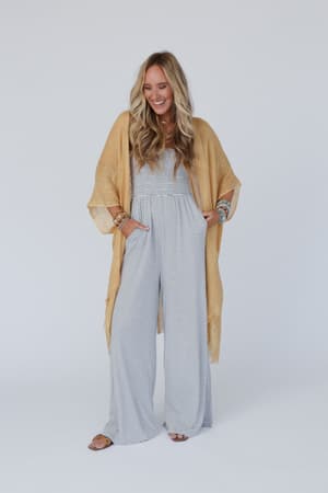 harkin-sequin-border-kimono-mustard/Mustard