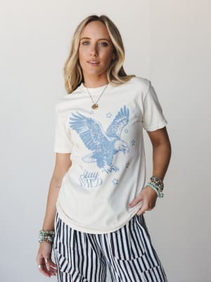 The Nest Stay Wild Graphic Tee: undefined