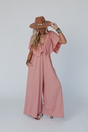 on-repeat-open-back-ruffle-jumpsuit-shadow-blush/Shadow Blush
