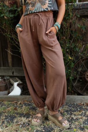 celestia-wide-leg-cinched-pants-copper/Copper
