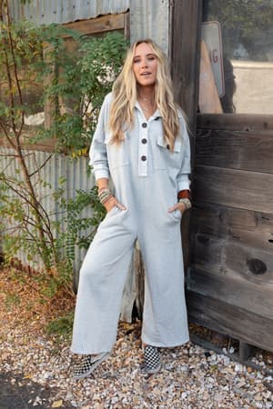 Jodi Long Sleeve Jumpsuit: undefined