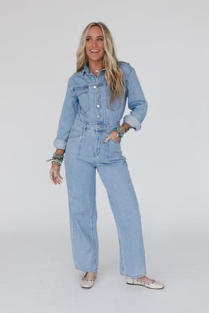 little-extra-denim-jumpsuit-light-denim/Blue