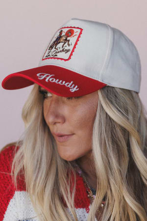 Howdy Cowboy Two Tone Hat: undefined