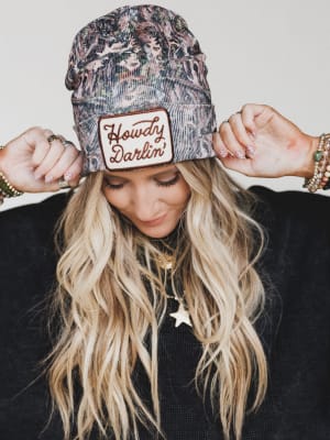 Howdy Darlin Beanie - Camo OS / Camo