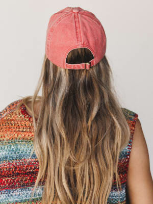 Desert Dreaming Baseball Hat - Burnt Orange OS / Burnt Orange