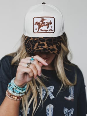 Cowboys Club Trucker Hat - Beige OS / Beige
