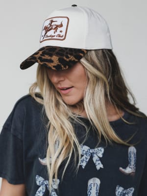 Cowboys Club Trucker Hat - Beige OS / Beige