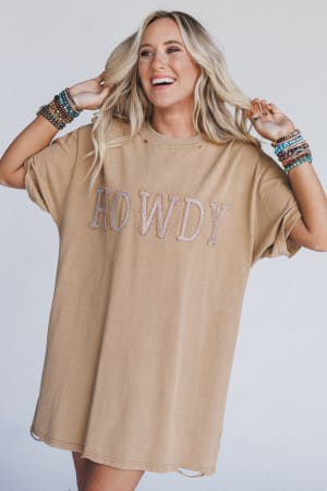 Howdy Vibes Tee Dress: undefined