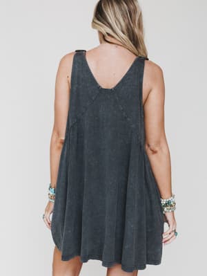Whisked Away Dress - Charcoal L / Charcoal
