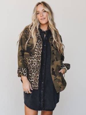 Wild about Camo Jacket - Camo Green L / Camo Green