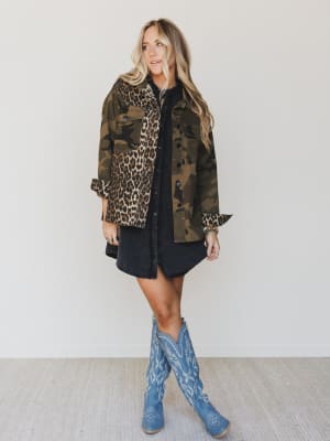 Wild about Camo Jacket - Camo Green L / Camo Green
