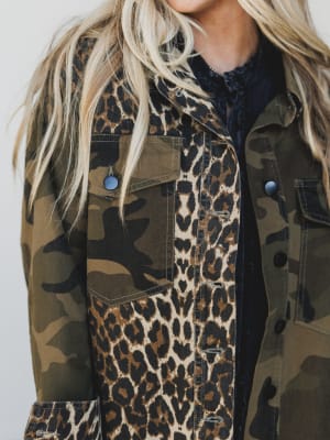 Wild about Camo Jacket - Camo Green L / Camo Green
