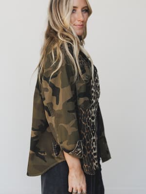 Wild about Camo Jacket - Camo Green L / Camo Green