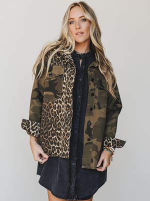 Wild about Camo Jacket  - Camo Green L / Camo Green