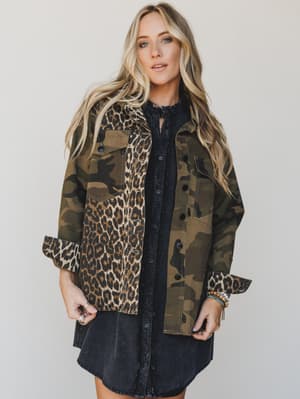 Wild about Camo Jacket - Camo Green L / Camo Green