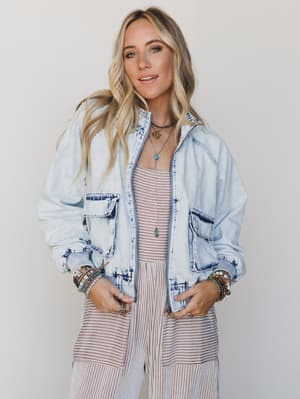 Beauty of the West Embroidered Jacket: undefined