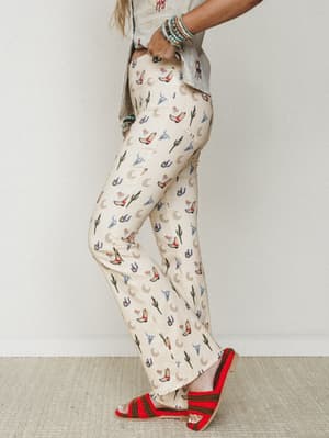 Western Token Flare Pants: undefined